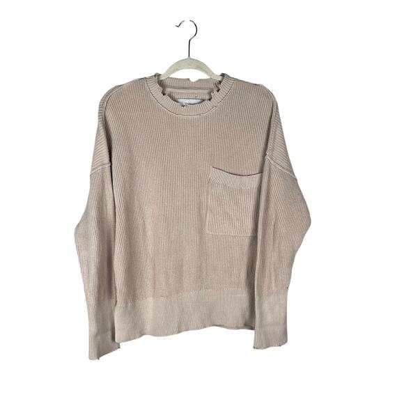 Pistola Darya Oversized Crewneck Pullover Women's Size Small in Dove - Picture 1 of 9